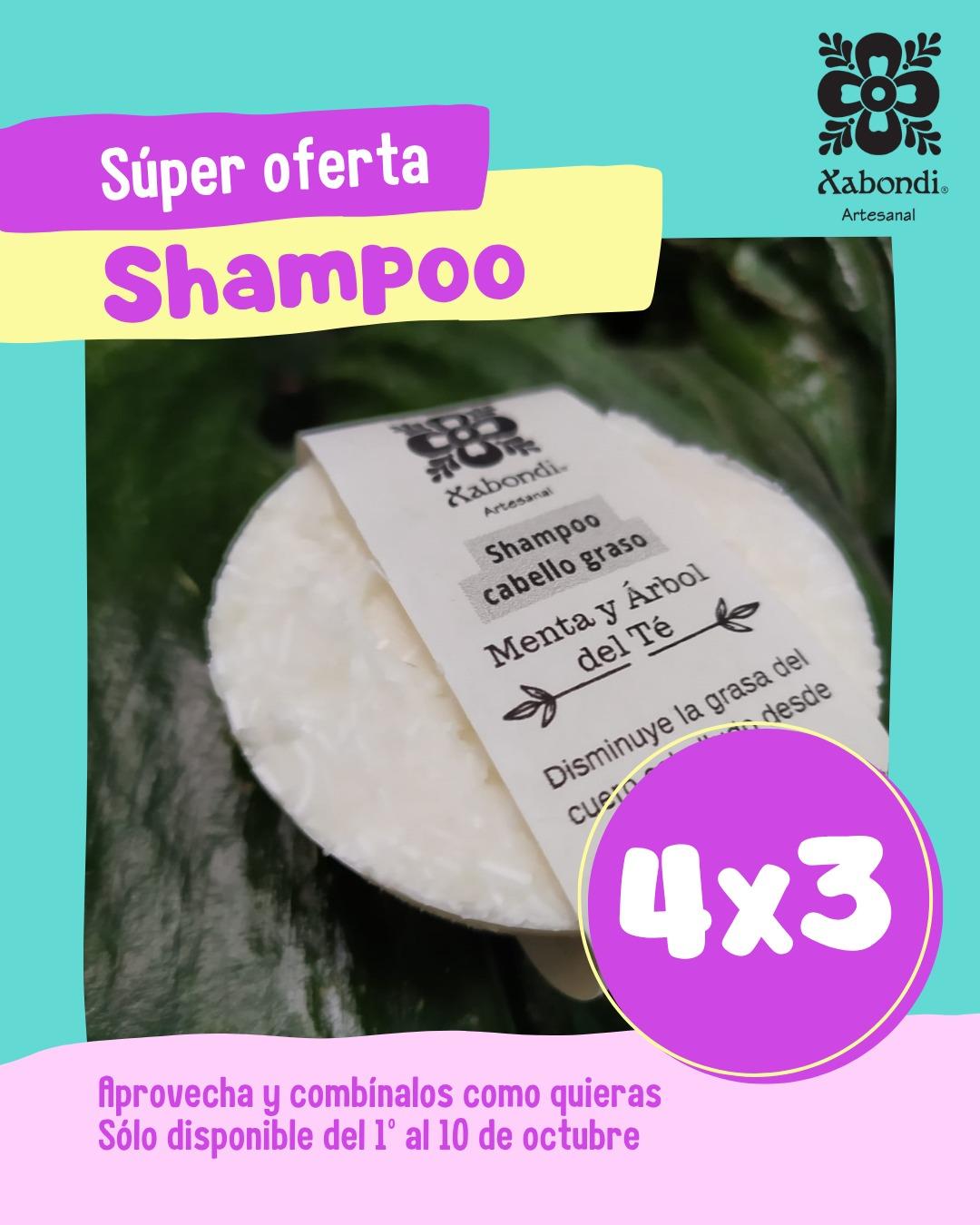 4X3 Shampoo Sólido